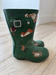 Limited Edition* Hunter Kids First Classic Rain Boots Woodland Animal Print