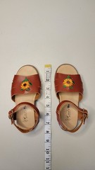 Kids Leather Authentic Mexican Sandals Hecho En Mexico Calzado Cristy Sz 18