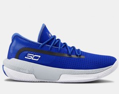Under Armour UA SC 3ZERO III Curry Kid’s Blue/Black Basketball Shoes 3022117 400