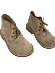 Bata Kenya Safari Boots Kids Unisex Nubuck Leather Chukka Boots size 13 Handmade
