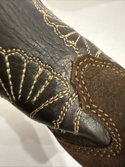 Masterson Boot Company Brown Suede Leather Western Cowboy Boots Toddler Size 5 M
