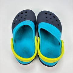 Crocs Electro II Clog Blue Slip On Comfort Sandals Lightweight Youth Size 10