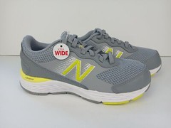 New Balance 680 Abzorb Boys Size 4 Wide Running Shoes Lace Up Slip On NEW