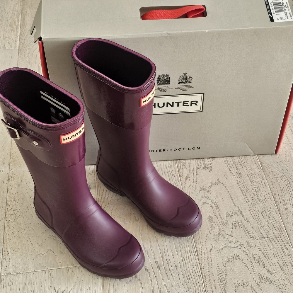 Hunter Rain Boots Original Kids 4G/3B Bright Plum