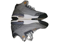 size 4 Air Jordan 3 Retro ‚Cool Grey‘ (2021) 398614-012 Sneakers Kids Unisex