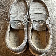 Hey Dude Wally Youth Blend Linen Stone ***US Youth 1***