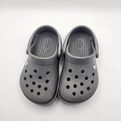Crocs Unisex Crocband Gray Clog Size C6 Kids Slip On