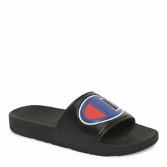 [CM100073Y] NEW KID’S CHAMPION IPO SANDALS SLIDES SLIP ON BLACK BLACK CKS1