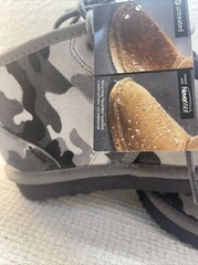 Alpine Design Winter Shoes, Woolblend Linning, Blown Rubber Outsole – Camo Sz. 5