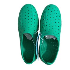 Totes Sol Bounce Splash Play Kid’s Sz 4-5 Slip Ons Eyelet Sneakers Green NEW