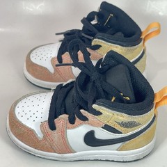 Jordan 1 Mid SE(TD) DX4366 800 Orange Suede Athletic Sneaker Toddler US Size :5c