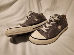 Converse One Star Sneaker Junior 5 Gray Low Miles Loved see photos unisex Shoes