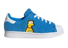 Adidas The Simpsons Marge Superstar Blue Shoes GZ1774 Sz 4Y, 5.5Y / 5.5, 7 Women