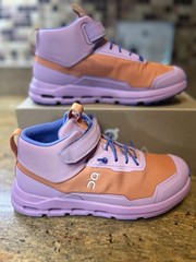 On Cloudhero Mid Waterproof Kids Copper/Lavendula Sneakers US 3K 3KD30011286
