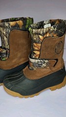 Kids winter boots, Ozark Trail size 12 Camo Boots For Child