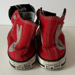 Converse x Looney Tunes Bugs Bunny Collaboration Red High Tops Kids Size 13