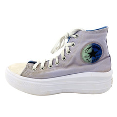 Big Kids 6 Converse Chuck Taylor Move Platform Shoes Violet Canvas Skate A02493C