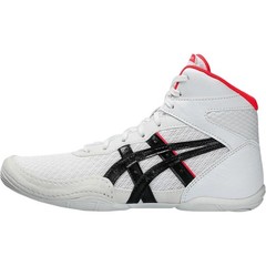 Asics Matflex 7 High top Kids Training Shoes White Black Teenagers 1084A011-100
