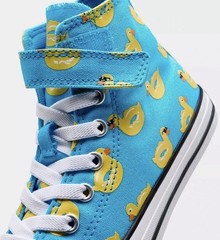 Converse Chuck Taylor All Star Pool Party Easy-On Sneakers Kids Size 2Y – NEW