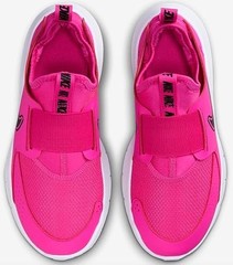Nike Flex Runner 3 Road Running Shoes Slip On Sneaker Pink/Black Kid’s Size 2Y