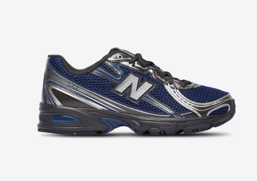 New Balance 740 Blue Black Silver G7408MX GS SZ 4Y-7Y Boys Womens Girls