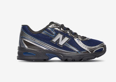 New Balance 740 Blue Black Silver G7408MX GS SZ 4Y-7Y Boys Womens Girls