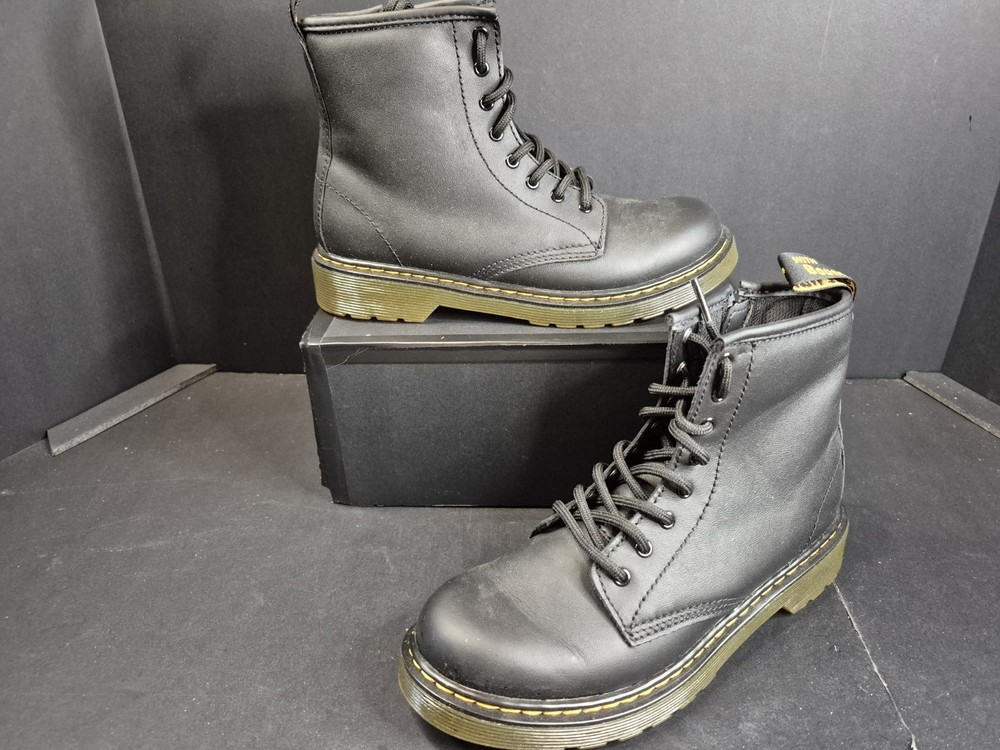 DR MARTENS 1460 SOFTY T JUNIORS 36 EU 5 GIRLS 4 BOYS 15382001 BLACK NIB!