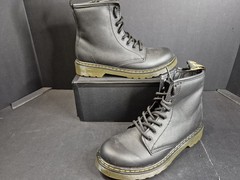 DR MARTENS 1460 SOFTY T JUNIORS 36 EU 5 GIRLS 4 BOYS 15382001 BLACK NIB!