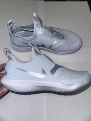 Nike Flex Runner Slip-On Sneakers Light Blue/White Youth 2Y – Worn Once