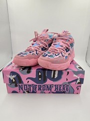 PUMA MB.03 Kid Super JR Pink Light Blue Unisex Kids Sneakers Size 4 Basketball