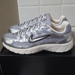 Nike P-6000 Silver Black Light Bone GS 7Y Womens 8.5 Running Shoes HV5064-006