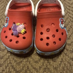 Crocs Super Mario Clogs Child Size C 7 Red Classic Nintendo Water Beach Shoes