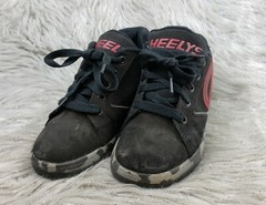 HEELYS ‚Propel 2.0‘ Black Red Skating Skate Heel Shoes Size Youth US 2 EUR 33