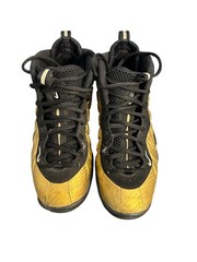Nike Foamposite Little Posite Pro 644792-701 Size 5.5Y Gold Black