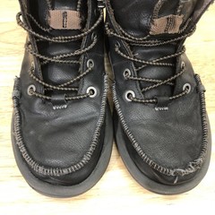 Hey Dude Bradley Boot Shoes Youth YT3 Black Comfort Lightweight Ankle Lace Up