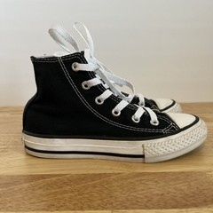 Converse All Star Chuck Taylor Shoes Hi Top Little Kids Sz 12 Black Sneakers