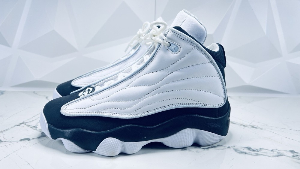 Jordan Jumpman Pro Quick White Black 7Y / Women’s 8 EU 40 Retro 90s Clean