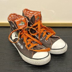 Converse Dr. Seuss green eggs & ham HTF EUC size 2 big kids
