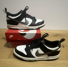 Nike Dunk Low SE (GS) Black/White/Metallic Pewter Low Top 6.5Y DH9764-001