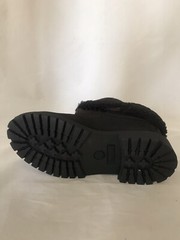 New Timberland Premium Roll Top Boot Black Nubuck Youth Girl/ Boy 3 M