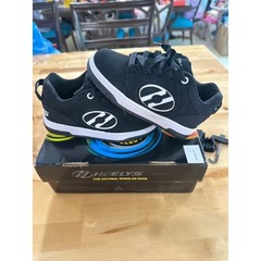 Heelys Wheeled Skate Shoes 13C Kids Black White Brand New Original Box & Tool