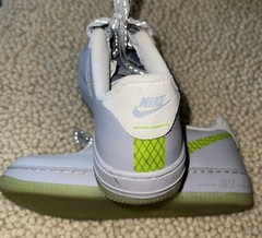 Nike Air Force 1 LV8 3 Wolf Gray,Green, White Sneakers Shoes Size 13 C