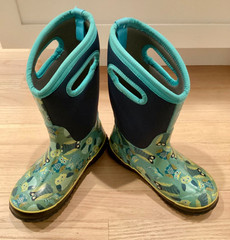 BOGS Kids Boots Rain -Snow- Mud Rubber Neoprene Pull On sz 3