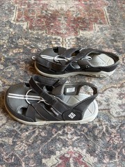 Columbia Kids Techsun Wave Sandals Gray and White Youth Size 5