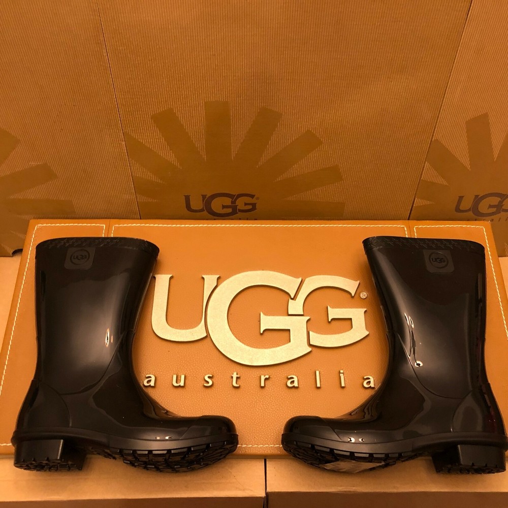 NEW KIDS UGG RAANA WATERPROOF RAIN BOOTS PVC RUBBER JERSEY LINED KIDS YOUTH