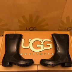 NEW KIDS UGG RAANA WATERPROOF RAIN BOOTS PVC RUBBER JERSEY LINED KIDS YOUTH