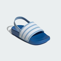 adidas Adilette E Strap Kids Slides Blue White JR5332 – Size K12