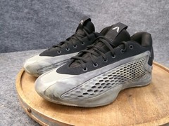 Size 7Y – Adidas AE 1 Low J Ascent Pack Grey Black Basketball Shoes | JI4074