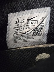 Nike Air Max 90 EasyOn Shoes Size 13.5C Black Leather Sneakers HF6357-002