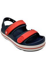 Crocs Unisex Kids Crocband Cruiser Sandal Navy/Varsity Red